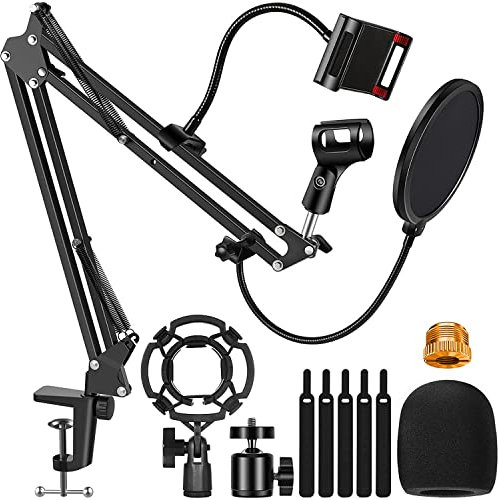 Mic Stand Streaming Microphone Arm Mic Arm Stand (UK Company)