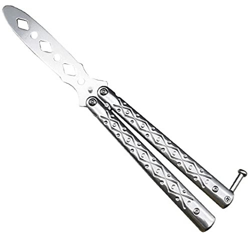 sukevitor Practice Butterfly Knife, Balisong Trainer, Butterfly Knife Trainer Training for Beginner Practicing Flipping Tricks