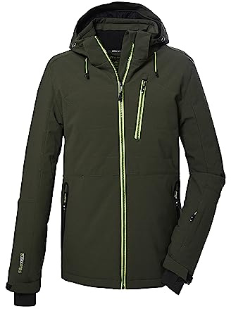 Killtec Herren Ksw 68 Mn Ski Qltd Jckt Skijacke/Jacke in Daunenoptik mit abzippbarer Kapuze und Schneefang