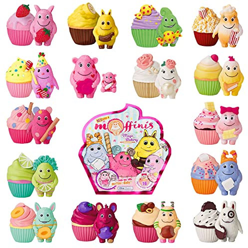 Generisch Blue Ocean Moffinis Figur Sammelfigur Serie 4 - Magic Bakery - Moffini Muffin Monster - Alle 16 Figuren