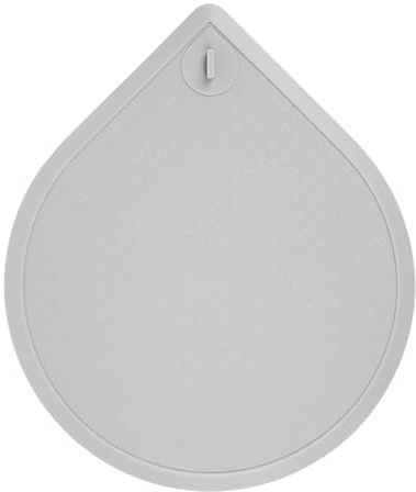 Universalpropp, 1 st, i Grått, av silikon, 17 x 15 cm propp, badkarspropp för avlopp upp till Ø 130 mm, tvättställspropp, avloppspropp för badkar, dusch, tvättställ, diskbänk