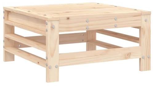 vidaXL Gartenhocker, Modular Gartenmöbel Lounge, Sitzhocker Hocker für Garten Terrasse Balkon, Holzhocker Fußhocker, Massivholz Kiefer