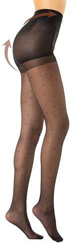 Gi&Gi Total Shaper Strumpfhose mit Punkten 20 40 80 DEN, mittlere Kompressionsstrumpfhose Denari