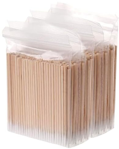 Bastoncini da Tampone in Cotone, 1000 Pezzi Microblading Tampone Testa Appuntita, 10CM Bastoncini Cotonati Applicatori, Cotton Swabs per Tatuaggio Bellezza Sopracciglia Trucco Unghie