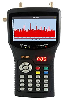 TV Signal Strength Meter, KPT-266ST+ Plus AHD DVB-S2 T2 -C Satellite Finder Meter HD Satellite TV Receiver Spectrum Analysis KPT-717ST,Camping Essentials(KPT-266ST)