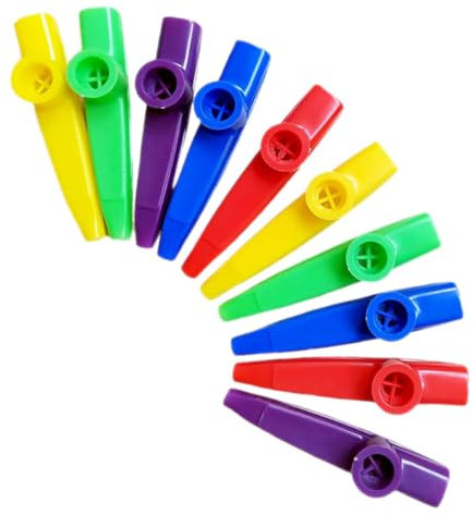 TOYANDONA Kazoo Für Junge Mädchen Aus Kunststoff Leichtes Musikinstrument Für Anfänger Für Orff-musik Und Vorschul-musikunterricht