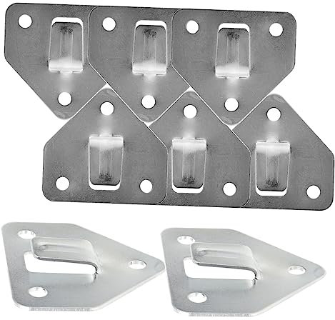 HOMSFOU 8 Stück Feuerlöscher Wandhalterung Metall Robuste Wandhalterung Zur Montage Feuerlöscherhalter Für Einfache Entnahme Platzsparend Wandhaken Für