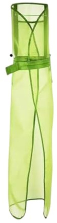 Gralara Delantal de jardinería resistente al agua y transpirable con bolsa de almacenamiento. Delantal para deshierbar, plantar y cosechar en casa, Verde