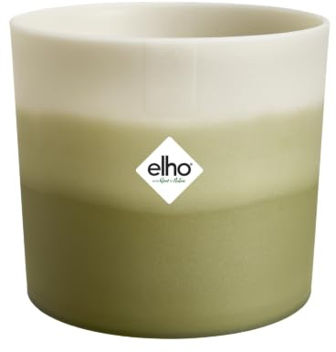 elho Colour Gradient Rund 18cm Blumentopf - Bambusgrün | ∅ 18.2 x H 16.8 cm | für den Innenbereich | 100% recyceltes Plastik