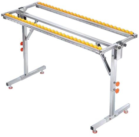 Adjustable Ball Bearing Roller Stands for Woodworking HeavyDuty Conveyor Support Legs Table Saw Roller Stand Pulley System Bracket Versatile HeightAdjustable Supports
