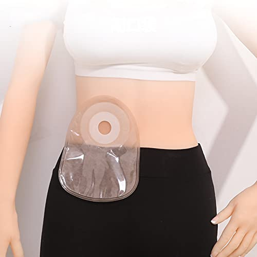 Stomabeutel, Urostomiebeutel, medizinischer Entleerungsbeutel, Stomabeutel, einteiliges System, passgenau zuschneidbar, weich und bequem, Packung mit 15 Stück
