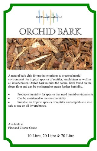 10L Coarse Orchid Bark for reptiles snakes lizards