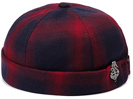 YAMEE Docker Bonnet Homme bob Femme Casquette Homme Casquette sans Visiere Chapeau Docker Hat Unisex(One Size 56-58cm)