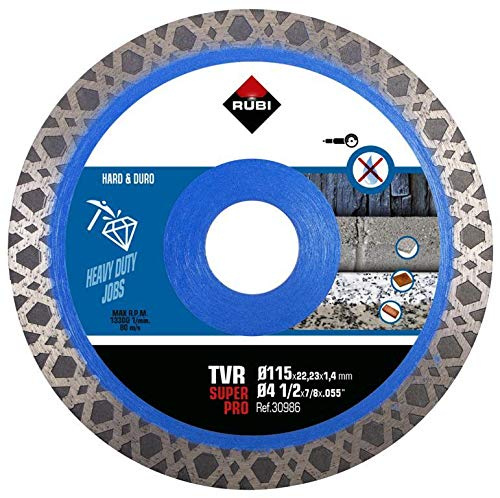 Rubi TVR Disque à tronçonner diamanté pour granit 115 mm