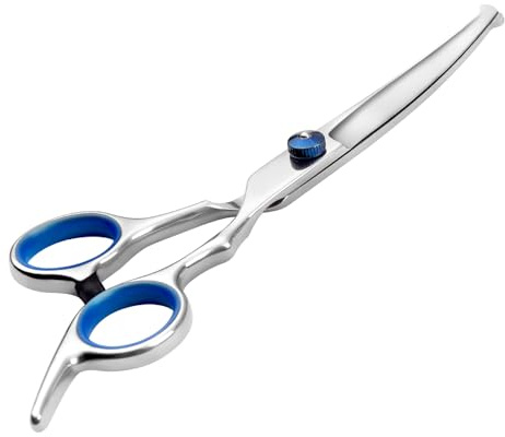 Curved Dog Grooming Scissors,Stainless Steel Pets Grooming Shears