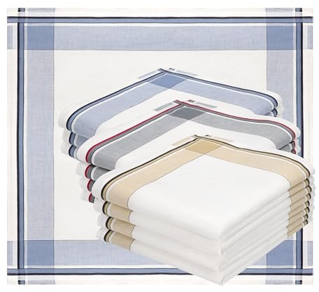 Betz 12er Stofftaschentücher - Herrentaschentücher - Männertaschentücher aus 100% Baumwolle - 40x40 cm - Set LUX 2