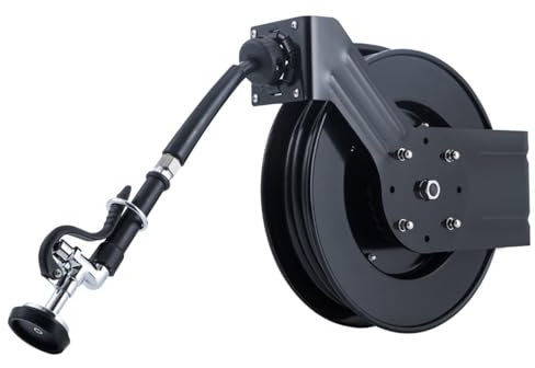 Garden Hose Reel High Pressure Washer Auto Rewind Suitable for Watering Car Washing Pet Showers and Floor Cleaning,15M