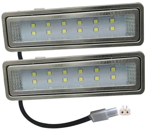 KYPSZQPSH 2-Piece Rectangle Range Hood Light Panel 12V DC | 1.5W 120mm 12V DC Ventilation Bulb Kitchen Filter Lamp(Warm White 3000K,With EL Connector)