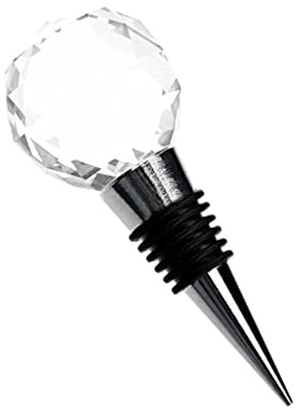 Diamond Crystal Ball Wine Beverage Bottle Stopper Metal Bar Accessories Wine Bottle Sealer Saver Crystal Ball Bottle Stopper