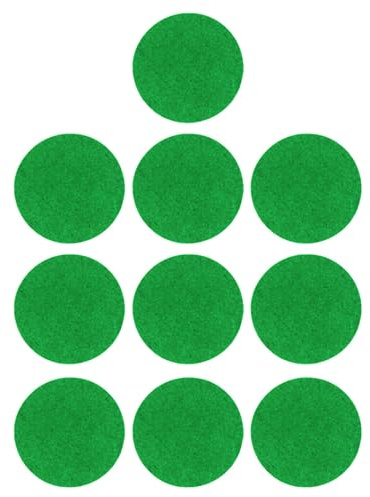 10 Pcs Air Hockey Mallet Felt Pads 59mm/74mm/94mm Air Hockey Felt Pusher Pad Replacement Air Hockey Table Felt Pusher