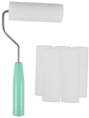 KONTONTY Maler Rollen Farbroller Zum Streichen Von Wänden Wandfarbe Malerrolle Farbrollerpinsel Für Haus Farbe Rollen Farbroller-set