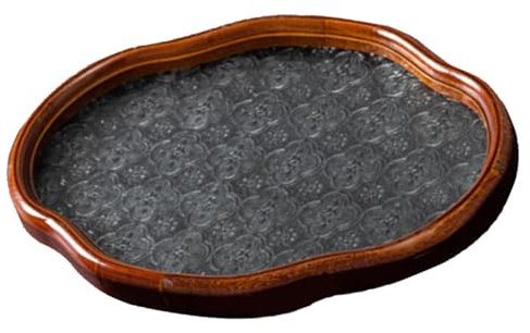 Milageto Serviertablett, Schmuck-Organizer-Tablett, Heimornamente, Catering-Tablett, Palette, multifunktionales Teetablett für Wohnzimmer, Teestube, Zuhause