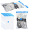 Tenbrachian 8 Pz Sacchetti Sottovuoto Vestiti Viaggio, 60 x 40 cm Buste Sottovuoto Vestiti da Viaggio, Sacchi Sottovuoto Vestiti, Sacchetti Salvaspazio per Coperte Lenzuola Piumoni Cuscini