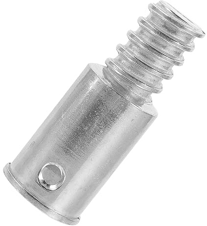 FRCOLOR Silber Gewinde Adapter aus Aluminiumlegierung Leicht zu Montieren für Besenstiel Besenstielgewinde Passend für Teleskopstange und Besenstiel | Silberne Ausführung, für Stiel und Pole, Breite Kompatibilität, Einfache Montage