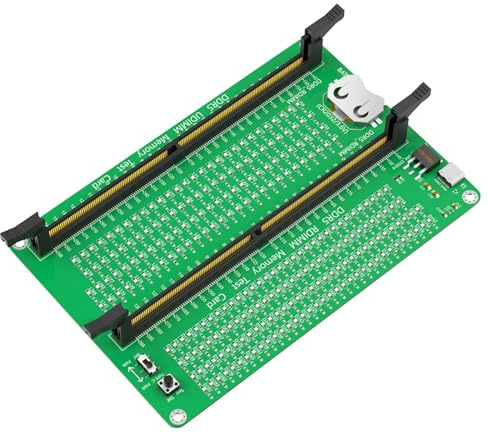 FUUGlan DDR5 RDIMM/UDIMM Memory Tester With Long Latches LED Indicators For Desktop Computer DDR5 Memory Servers Test Card Board Laptop Memory Adapter
