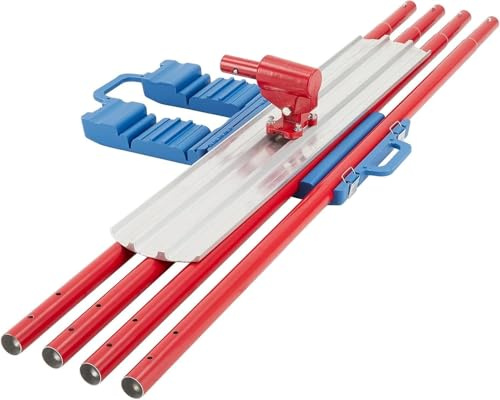Galleggiante professionale per finitura in calcestruzzo, staffa regolabile per levigatura multi-angolo, ideale per livellamento del calcestruzzo su grandi aree