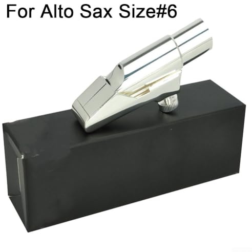 Embouts en métal parfaits pour saxophones ténor, soprano ou alto (taille 6)