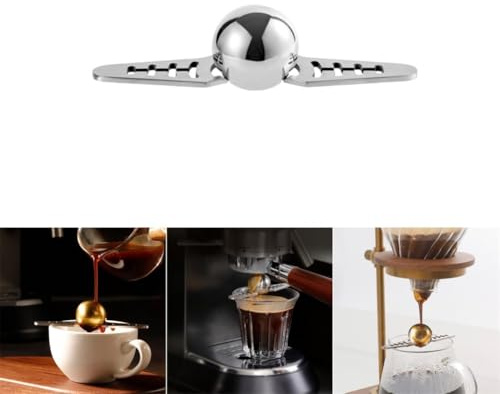 Opatiny Cubos de hielo reutilizables de acero inoxidable para café y whisky, juego de piedras para enfriar con soporte, 25,5 mm, resistentes a la corrosión, fáciles de limpiar