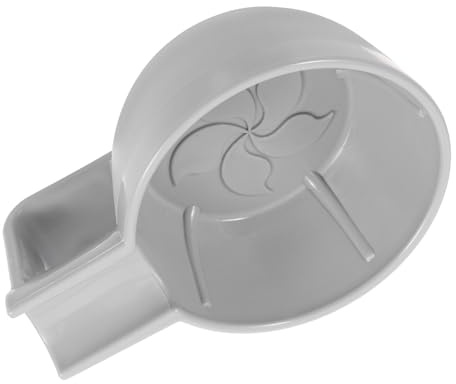 HONMEET Cuenco de Espuma de Afeitar para Hombres, Tazón Plástico Profundo y Compacto, Resistente y Portátil para Viaje, Cuenco de Crema de Afeitar Multiusos Color Gris, Accesorio