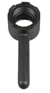 KS TOOLS Vibration damper holding wrench insert, 22.0 mm, clear