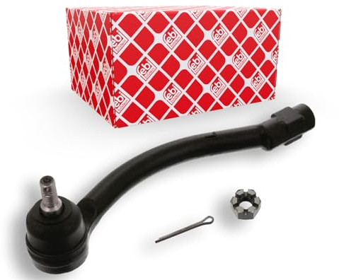 febi bilstein 48062 spoorstangeindstuk met kroonmoer en splint, 1 stuk