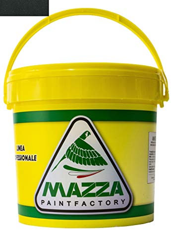 MAZZA Pittura Decorativa Per Interni Brillantinata Glitterata Lt 5 Dusk Colorificio Vernice Brillantini Glitter Muro Idropittura Murale Colorata (Azzurro Avio Scuro Dk4084)