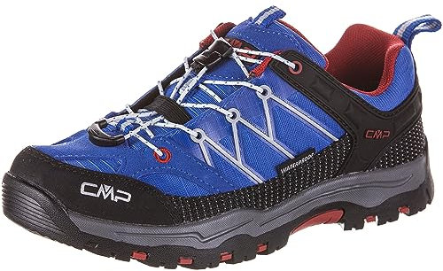 CMP Unisex Rigel Low Trekking-& halvskor för vandring, Cobalto Stone Fire - 37 EU