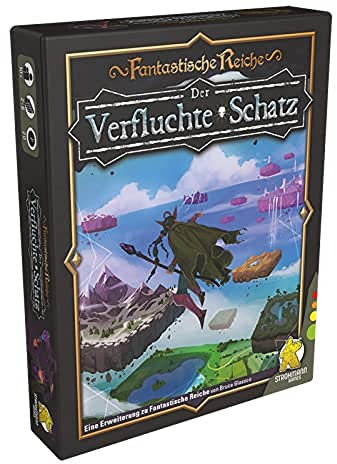 Strohmann Games, Fantastische Reiche – Der Verfluchte Schatz, Erweiterung, Kennerspiel, Kartenspiel, 2-6 Spieler, Ab 10+ Jahren, 20+ Minuten, Deutsch, Mehrfarbig, Bunt