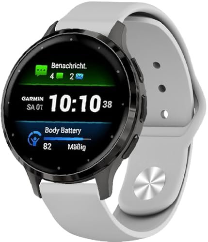 Ersatzarmband Silikon für Garmin Vivomove 4S,Vivoactive 3S,Venu 4 41mm/3S/2S, 18mm Sport Armbänder Uhrenarmband, Armband für Huawei Watch 5 42mm/GT 6/5/4 41mm