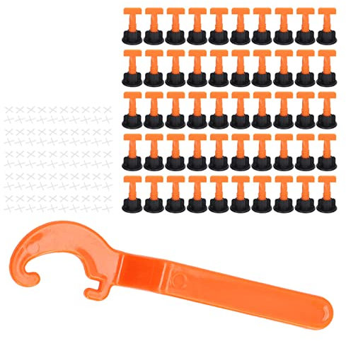 Kit di Livellamento Per Piastrelle da 151 Pezzi Composti Livellanti Per Pavimenti di Livellamento Per Piastrelle Riutilizzabili Ad Alta Planarità Per La Regolazione delle Piastrelle De