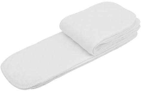 10 Stück weiche und atmungsaktive Babywindeln, Baumwollwindeleinlagen für Kleinkinder, wiederverwendbare und waschbare Stoffeinlagen, weiche Windeleinlage für Kleinkinder, (Six layers (32 * 12cm))