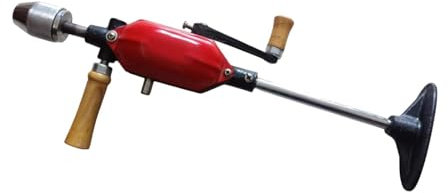 Colcolo Taladro manual, accesorios para máquina taladradora de manivela, herramienta manual potente roja para carpintería