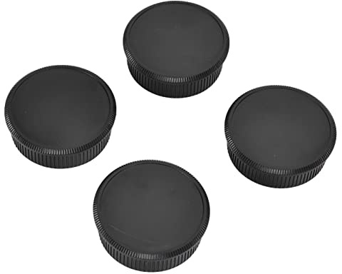 Elprico Set di Coperture per il Corpo della Fotocamera da 2 Coppie e Set di Coperchio Dell'Obiettivo Posteriore, a Prova di Polvere, a Prova di Graffio per Corpo e Obiettivo per