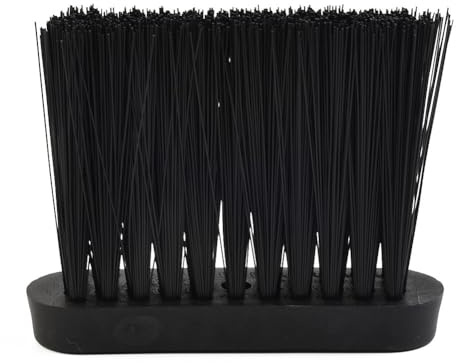 Fireplace Brush, Broom Plastic Handle Fireplace Tools Spare Hearth Head Refill For Home Fireplace(L)