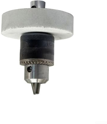 Zilimontt Kit de conversión de mini portabrocas para amoladora angular 775, motor a taladro manual, eje de salida de metal, accesorio de herramienta eléctrica, 91 x 70,5 mm