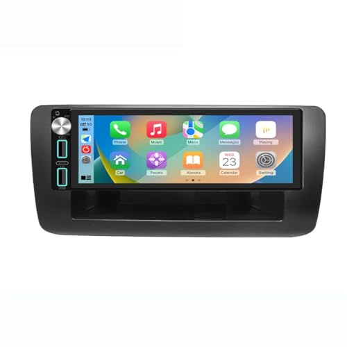 Dynavsal Autoradio Android con navigazione GPS, WiFi, Phone Mirrorlink, radio FM-RDS, Carplay, Stereo Audio Auto Radio di ricambio per Audi Q3 A1 8X 8U 2011-2018 / 8U1035670D 8XA035193A