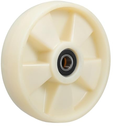 Sosoport Ruedas de Transpaleta de Nailon con Rodamientos de Bolas para Carga Pesada y Reducción de Ruido, Ideales para Supermercados y Almacenes