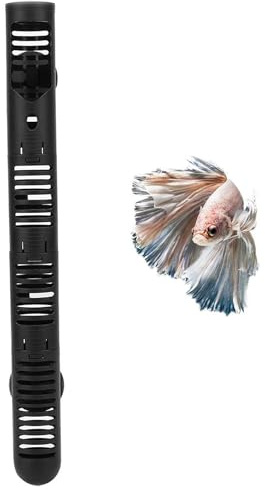 AXYOUCUN Aquarium Heater with Protective Sleeve Removable Design Fish Tank Heater Case Cover Guard Protector Detachable Designed Suction Cups for Fish Turtles Frogs Water Tank (30.5CM/12IN)