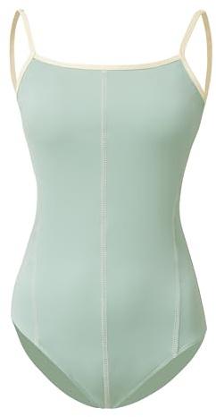 ROYAL SMEELA Body da balletto senza maniche adulto body di danza classica con schiena scoperta donna