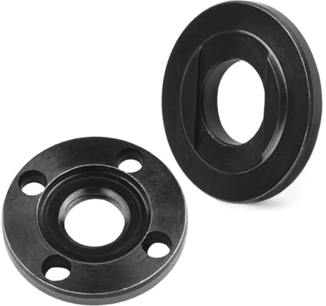 M14 Thread Flange Nut Set for Angle Grinders - 2PCS Replacement Clamping Nuts, Fast-Locking Flange Tools Compatible with 14mm Spindle Thread